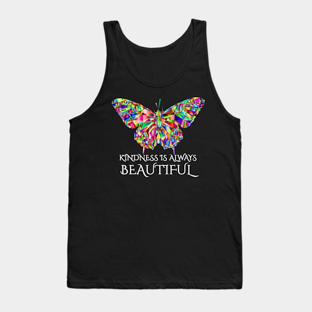 Beautiful Butterfly Tank Top by Near-Face Goddess